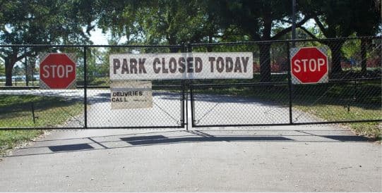 Park close