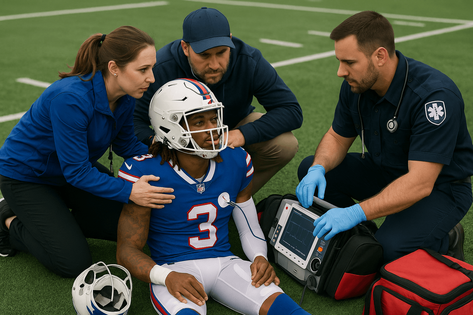 Reviving the Game: One Year After Damar Hamlin’s Collapse, Cardiac Preparedness Takes Center Stage