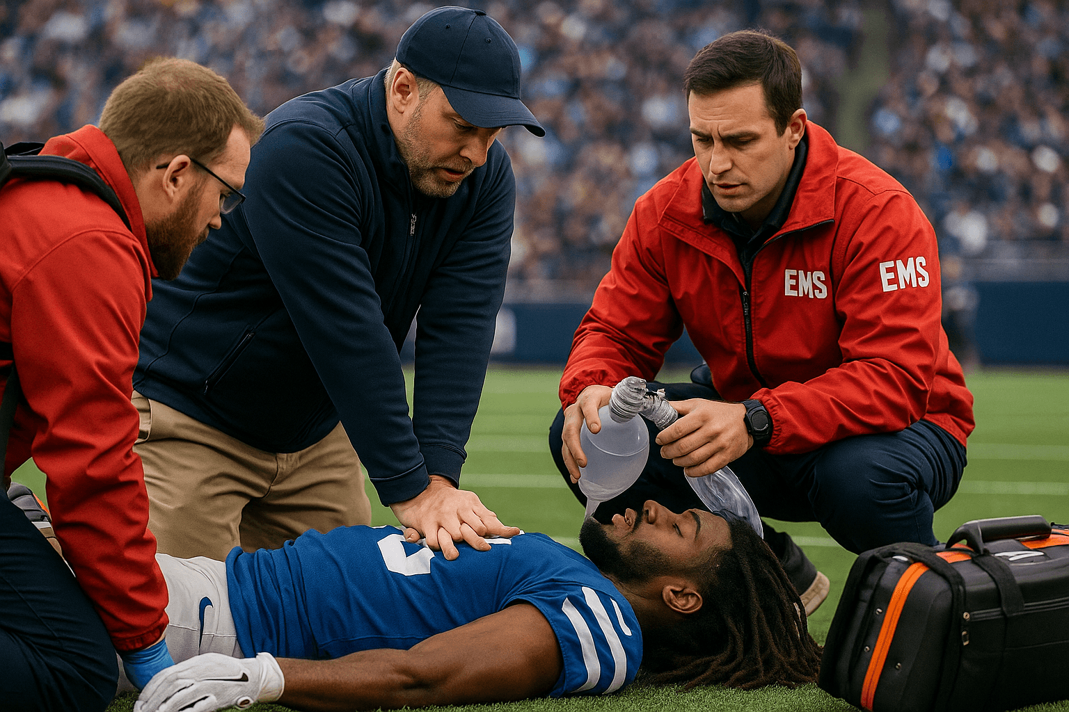 Rescue on the Gridiron: BJ Thompson’s Cardiac Arrest Highlights Urgency of Sports Emergency Preparedness