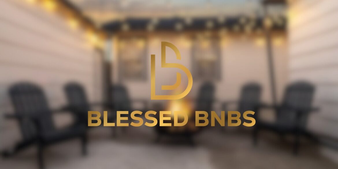 Blessed BNBS logo featuring a modern design, symbolizing data-driven success in short-term rental management.